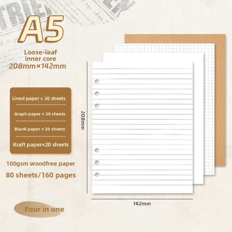 Ricambio per quaderno ad anell - A5 Spiral Dotted Grid Notebook recensione e prezzo