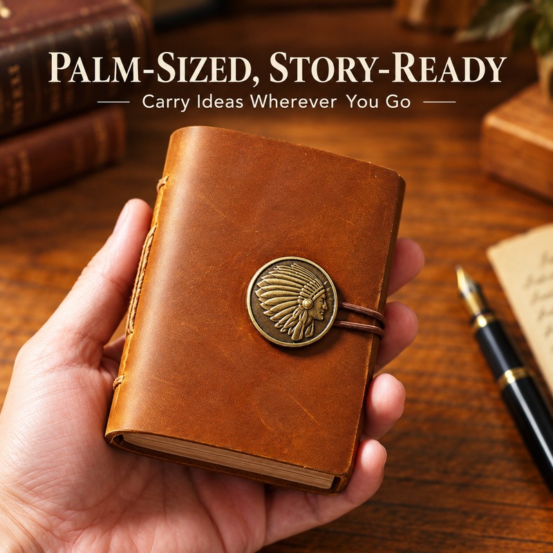 Mini Taccuino da Viaggio in Pe - Vintage Leather Journal Notebook recensione e prezzo