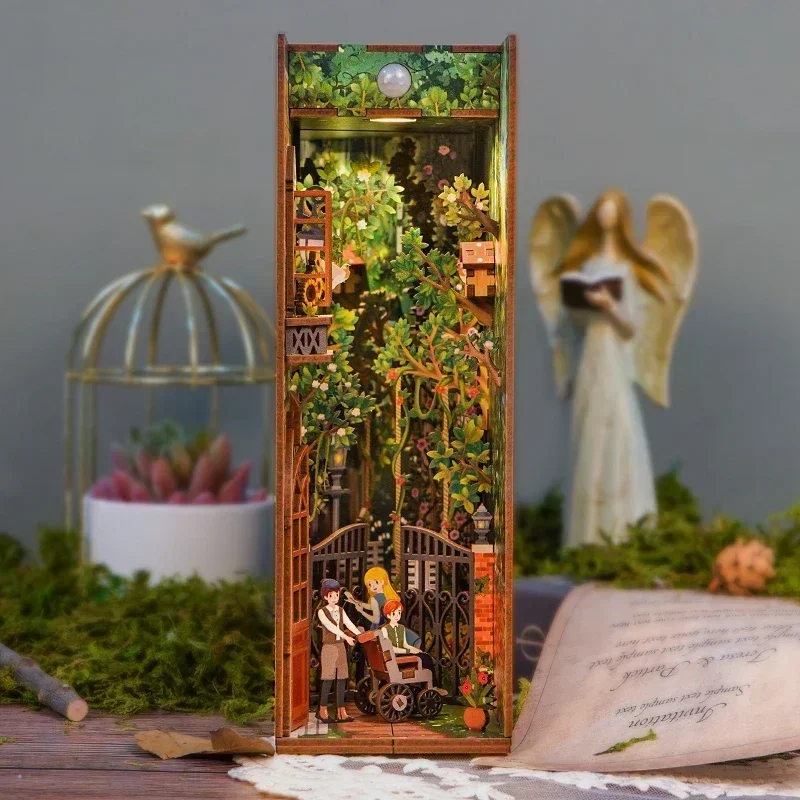 Kit di inserti per scaffali pe - Diy Wooden Book Nook Kit Shelf Insert recensione e prezzo