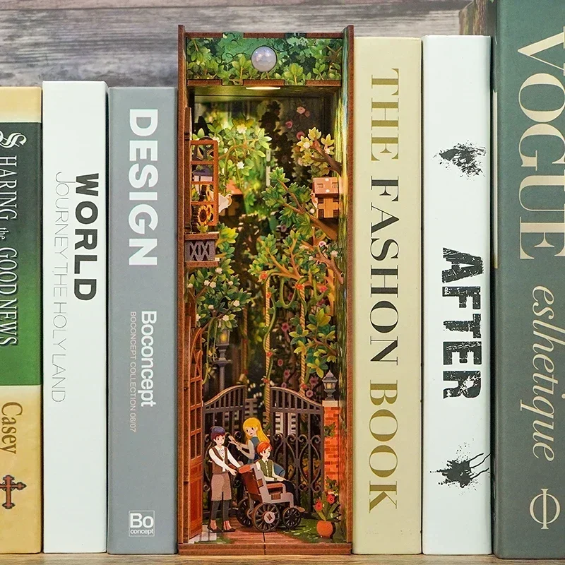 Kit di inserti per scaffali pe - Diy Wooden Book Nook Kit Shelf Insert recensione e prezzo