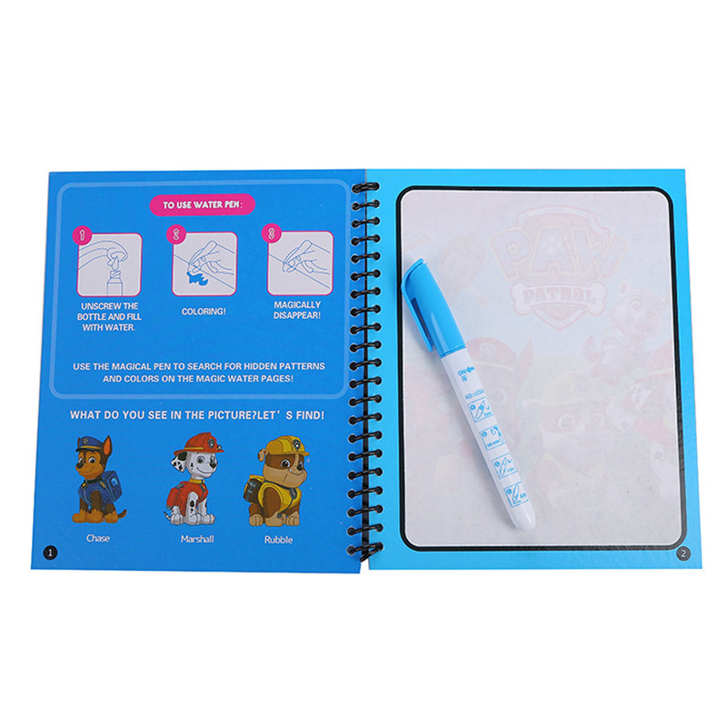 Libro da colorare con acquerel - Reusable Water Magic Coloring Book recensione e prezzo